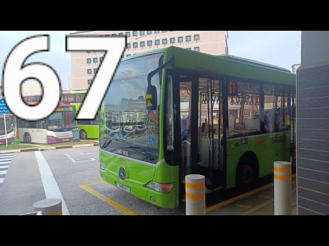 [SMRT] Rare Cameo! (Retried) SMB6U Trunk Service 67 Mercedes Benz OC500LE Batch 1 