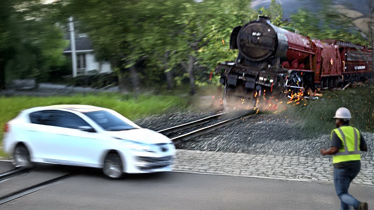 Biggest Train Collisions and Mistakes Caught On Camera !