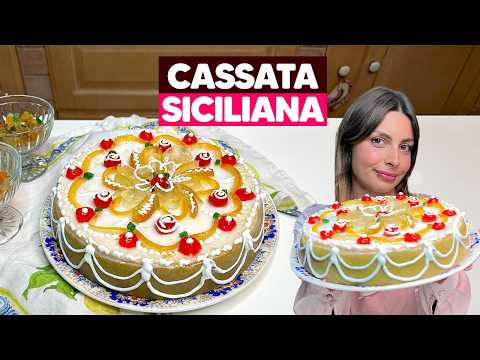 CASSATA SICILIANA fatta in casa PERFETTA! ✨😍
