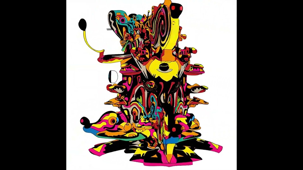 A psychedelic vector illustration