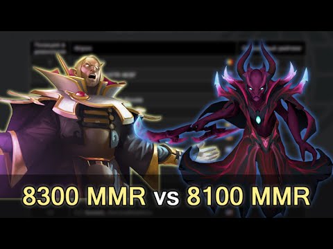 w33 Invoker vs Badman Spectre — 8300 MMR vs 8100 MMR Dota 2