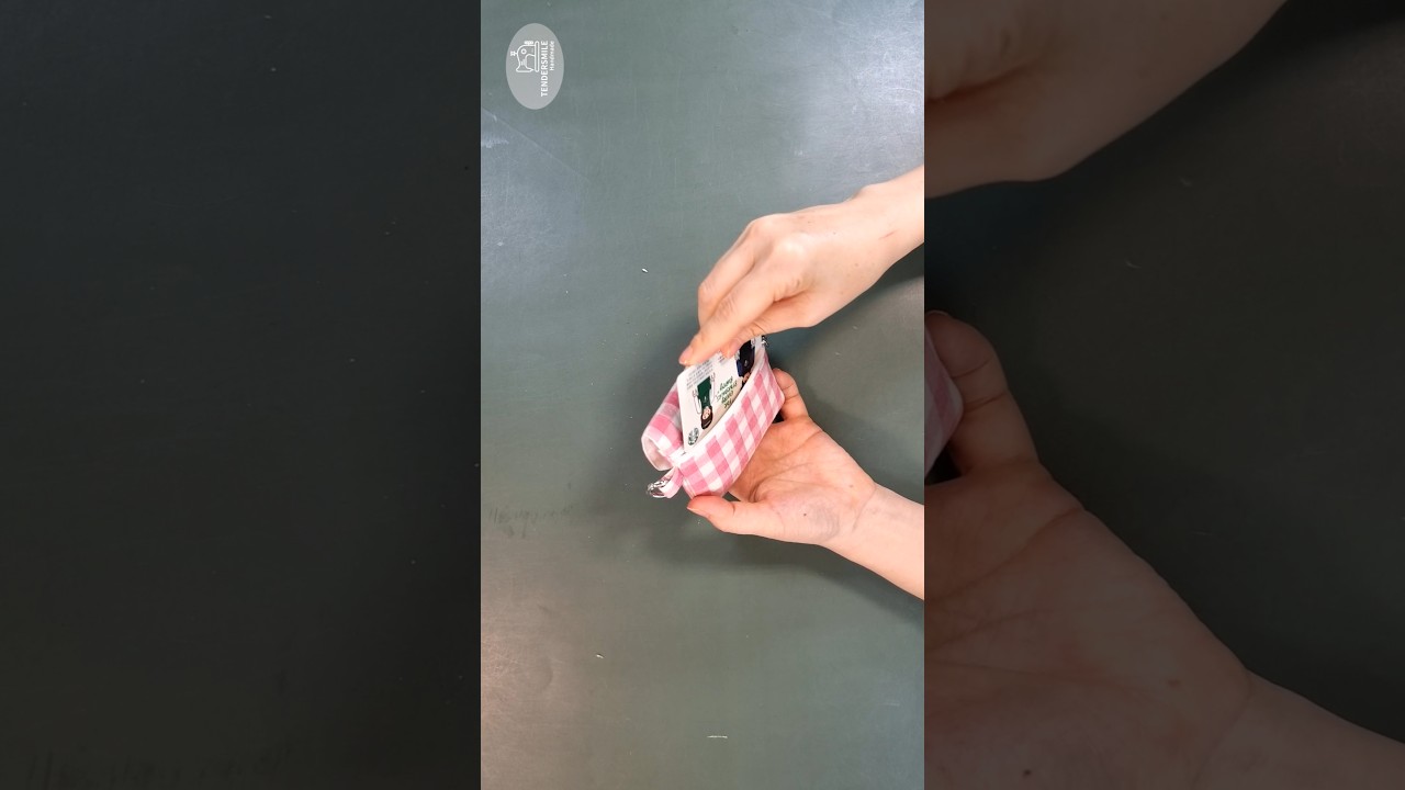 Quick and Easy sewing tips/ mini wallet (card holder & coin pouch) #sewingtutorial #diywallet