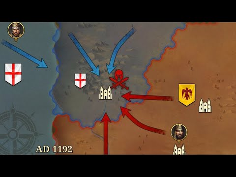 European war 7. Medieval. Burning Crusade. Battle of Jaffa. AD 1192. #6. Gameplay/прохождение 
