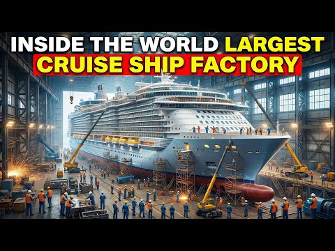 Inside The World Largest Cruise Ship Factory: Building The Icon of the Seas ($2B)
