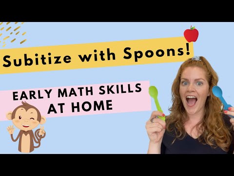 Counting game with spoons- easy math game for young learners! thumbnail