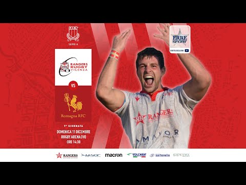 Serie A: Rangers Rugby Vicenza - Romagna RFC - 11/12/2022