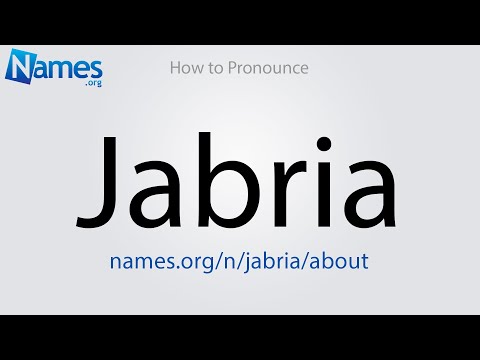 How to Pronounce Jabria