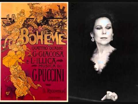 Renata Scotto. Donde lieta uscì. La Bohème. G. Puccini.