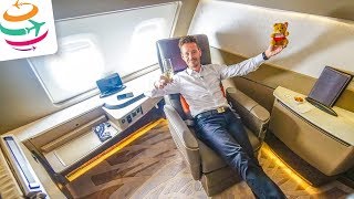 RIESIG! Die Singapore Airlines First Class Suites in der A380 SIN-HKG | YourTravel.TV