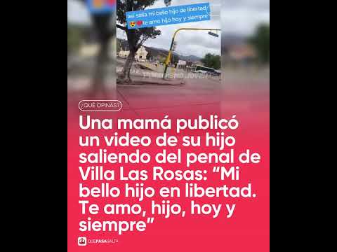 ‼️ RECUPERÓ SU LIBERTAD Y LO ESPERABAN AFUERA: LA EMOCIONANTE SALIDA DE VILLA LAS ROSAS