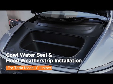Tesla Model Y Juniper Front Trunk Weatherstrip Installation-Waterproof & Noise Reduction – Easy DIY