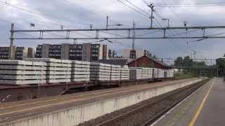 preview picture of video 'Jernbaneverket MZ 1415 med svilletog 30.6.2013'