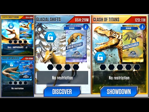 SUPERSAURUS UNLOCK UMOONASAURUS, DOLICHORHYNCHOPS, SYNTHETOCERAS | JURASSIC WORLD THE GAME
