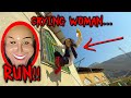 CRYING WOMAN VS PARKOUR POV SHORT HORROR MOVIE Part 37