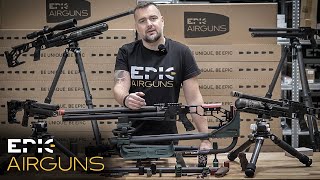 EPIC TWO 4,5mm, CZ 300mm, CFB, Arca-Swiss S, Foldable Stock