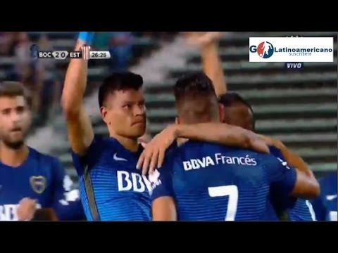 Boca Juniors vs Estudiantes 2-0 - Golazo de Bou - 21/01/2017 - Mar del Plata