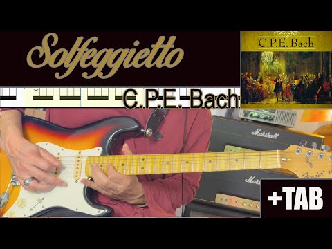 Solfeggietto - C.P.E. Bach (Cover + TAB)