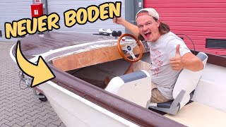 SPORTSITZE und LENKUNG am BOOT installieren / ganz NEUER Boden - Boot Refit #5