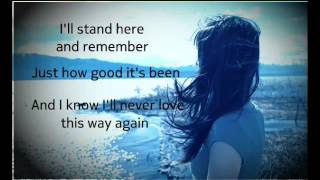 I'll Never Love This Way Again - Dionne Warwick ( w/ lyrics )