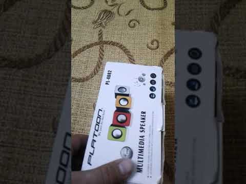 Platoon pl-4082 1+1 hoparlör kutu açılımı