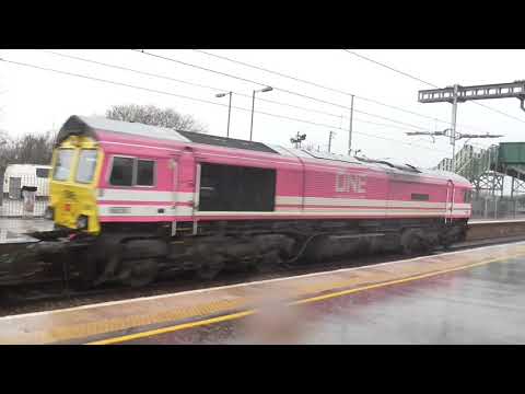 Freightliner Class 66 no: 66587 @ STJ {4O57} 16/02/2021.