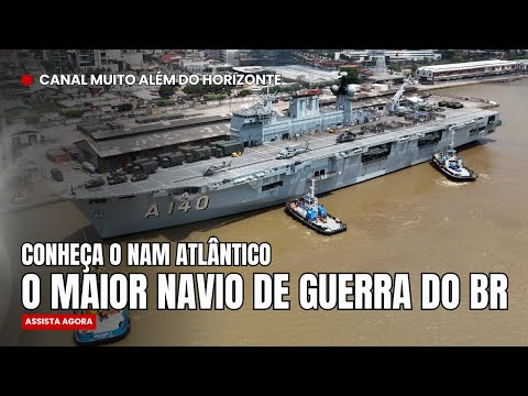 NAM Atlântico in Belém: The Brazilian Navy's Flagship in Detail!