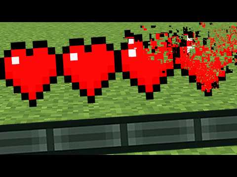 Minecraft but I Lose Hearts