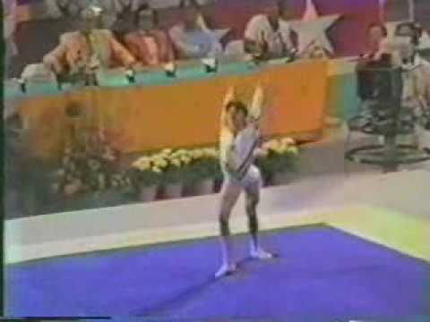 Laura Cutina 1984 Olympics Optionals Floor