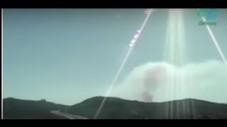 Gopher Fire off I-15 Freeway San Diego Captured by Traffic Camera 11/13/2016