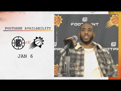 Suns vs Clippers Postgame Media Availability: Williams, Paul, Johnson & Smith