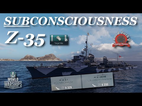 SUBconsciousness – Z-35 Tier 8 Deutscher Zerstörer Gameplay | Nördliche Gewässer Replay | WoWs 2025