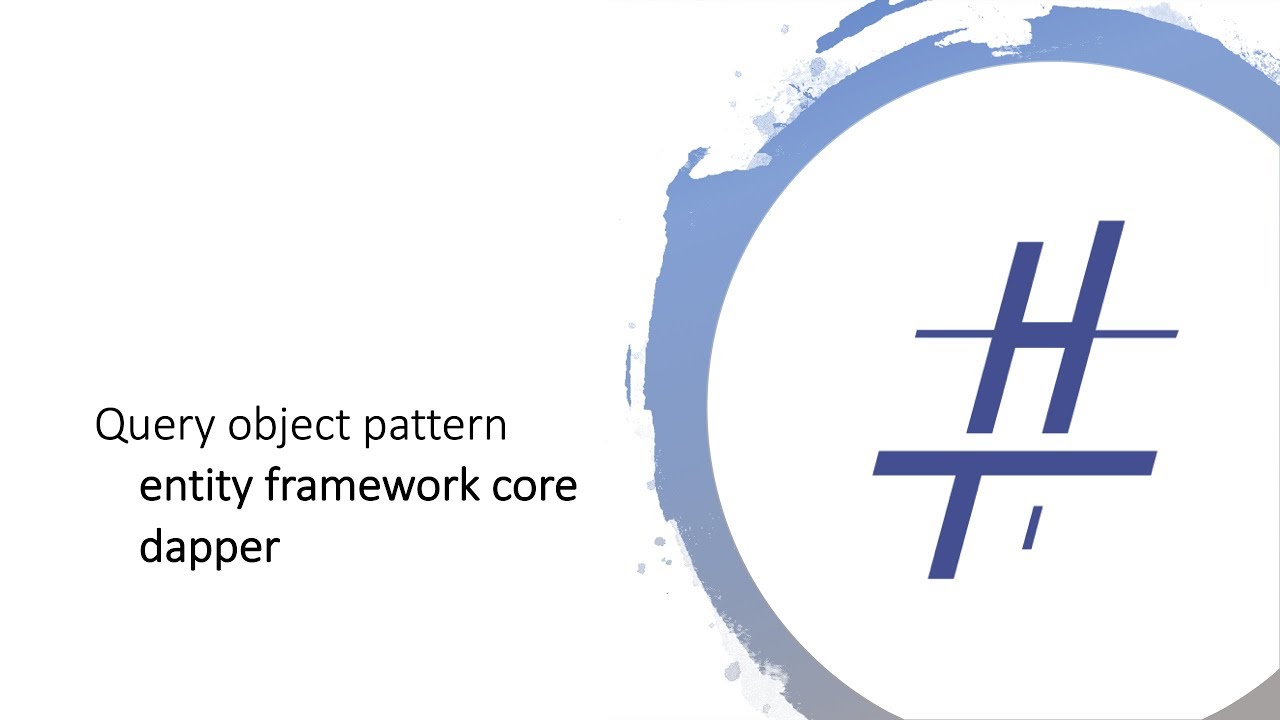 Query object pattern implemented with dotnet core