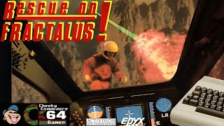 RESCUE ON FRACTALUS! – Commodore 64 (1985) | Lucasfilm's Groundbreaking 3D Space Shooter