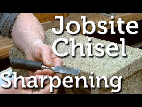 Quick Tip: Job Site Chisel Sharpening