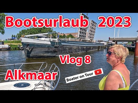 Vlog8 boating vacation 2023 - Alkmaar - from Zaandam - boating Netherlands -North Holland