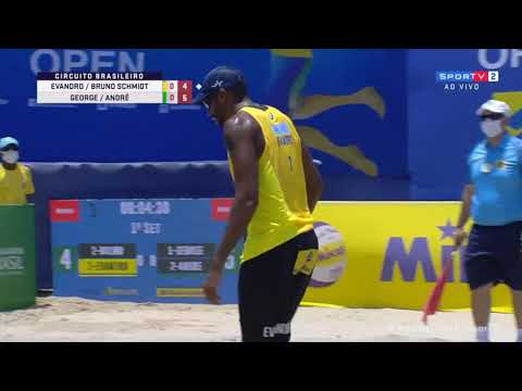 Evandro e Bruno Schmidt x André e George   Disputa de 3° Lugar