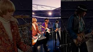 Brian Jones, Jimi Hendrix &amp; Stevie Ray Vaughan Jam at Wembley Stadium With Keith Moon on Drums (AI)