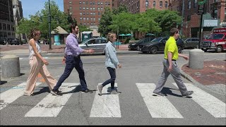 In honor of Paul McCartney&#39;s birthday, members of the NEWS CENTER Maine staff recreated the iconic A