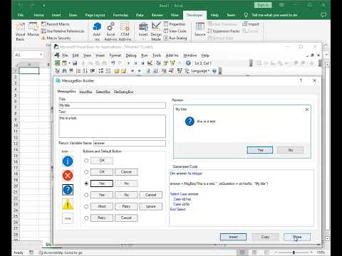 Easy VBA Programming By Clicking