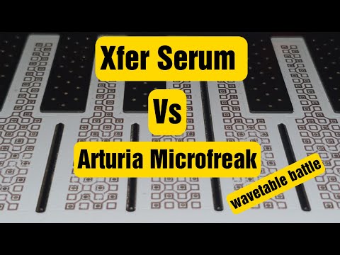 Arturia MicroFreak vs Xfer Serum.. What is the wavetable conversion like????