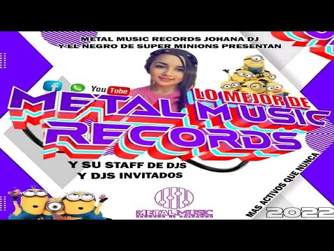 Techno 90's Mix (DJ Francisco Torres) ⚫ Lo Mejor De Metal Music Records Ft El Negro De Súper Minion