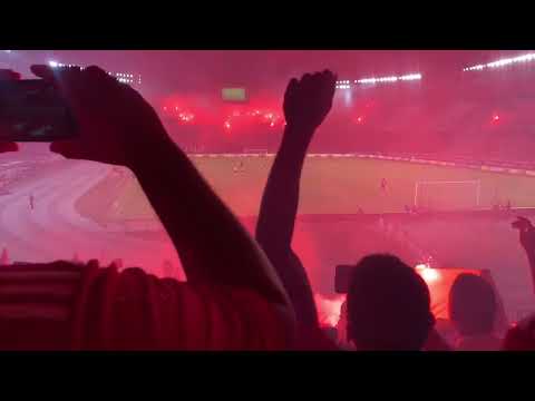 "INCREÍBLE ALIENTO DE LA HINCHADA DE JUNIOR, Junior 1-0 Alianza Petrolera, Liga Betplay 2023" Barra: Frente Rojiblanco Sur &bull; Club: Junior de Barranquilla