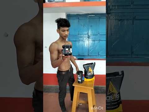 MB and asitis protein powder 17 years old body fitness 😱 💪#shorts