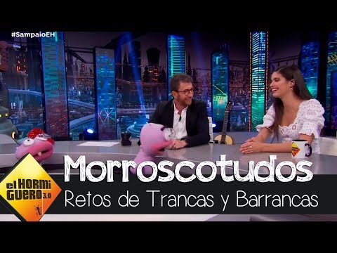 Sara Sampaio supera el reto con más 'morros' de Trancas y Barrancas - El Hormiguero 3.0