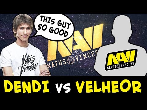 Dendi vs Velheor — FIRST time in pub