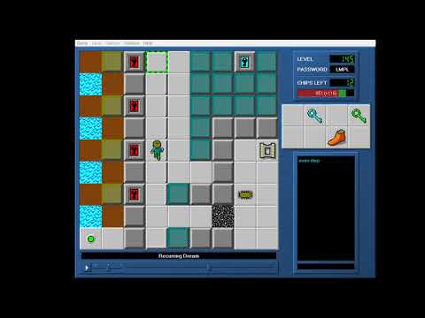 CCLP3 level 145 solution - 735 seconds