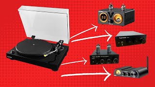 How to connect a turntable to an Aiyima or Fosi Audio Class D amplifier (Beginner's Guide)