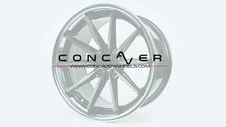 CONCAVER CVR8 hliníkové disky 9,5x19 (rozteč a ET na zakázku) Black Diamond Cut
