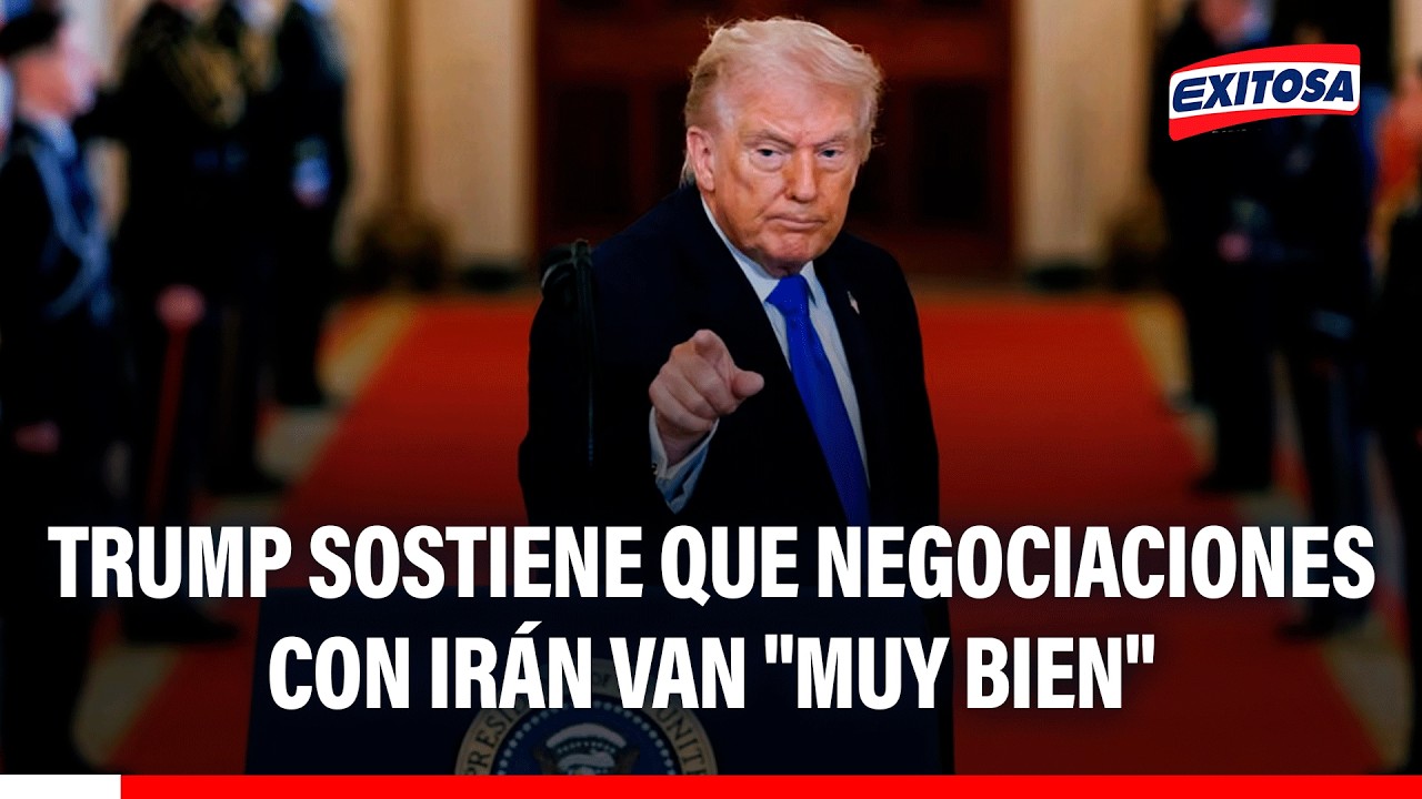 🔴🔵 Trump sostiene que negociaciones con Irán van "Muy bien"