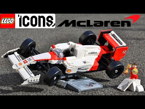 Vidéo LEGO Icons 10330 : McLaren MP4/4 & Ayrton Senna